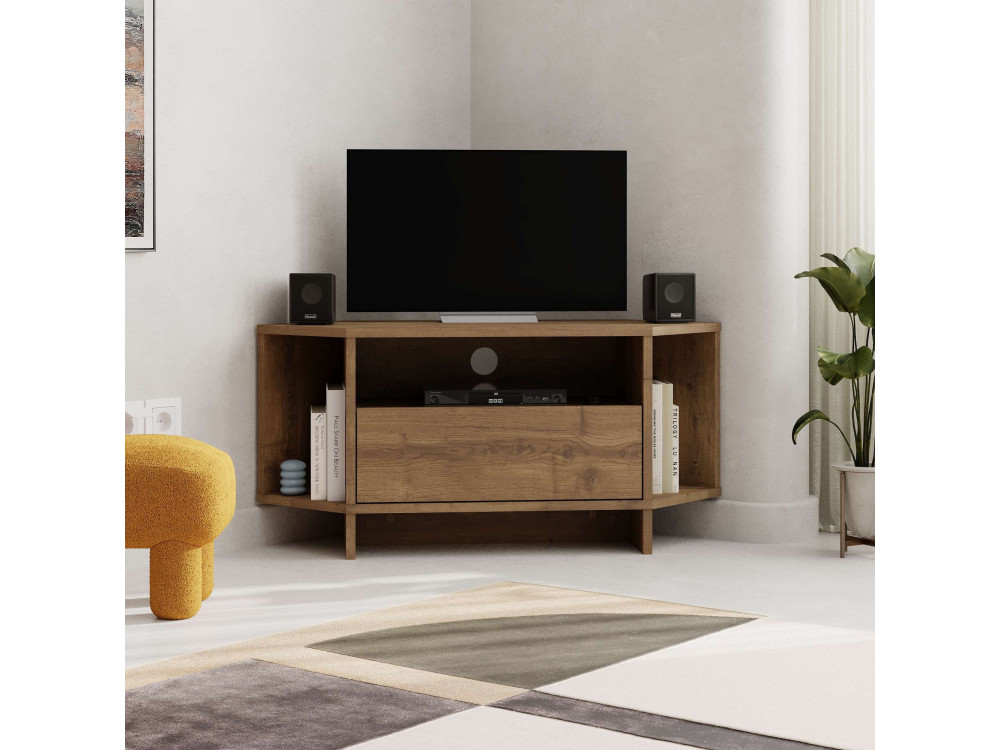 Houten TV-meubel "Viva" - 95 x 35 x 45 cm - Bruin