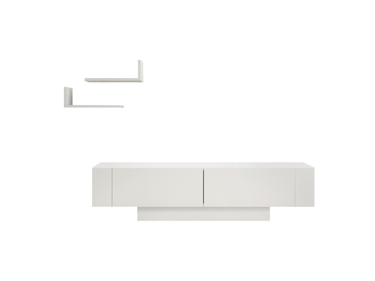 Houten TV-meubel "Matera" - 150 x 31 x 41 cm - Wit