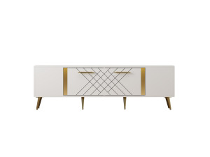 Houten TV-meubel "Detas" - 150 x 35 x 48 cm - Goud