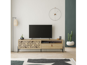 Houten TV-meubel "Dionysos" - 170 x 45 x 48 cm - Beige 2