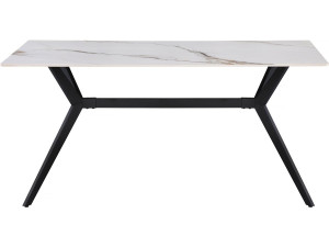 Keramische eettafel "Boreal" - 4 tot 6 personen - 160 cm - Wit