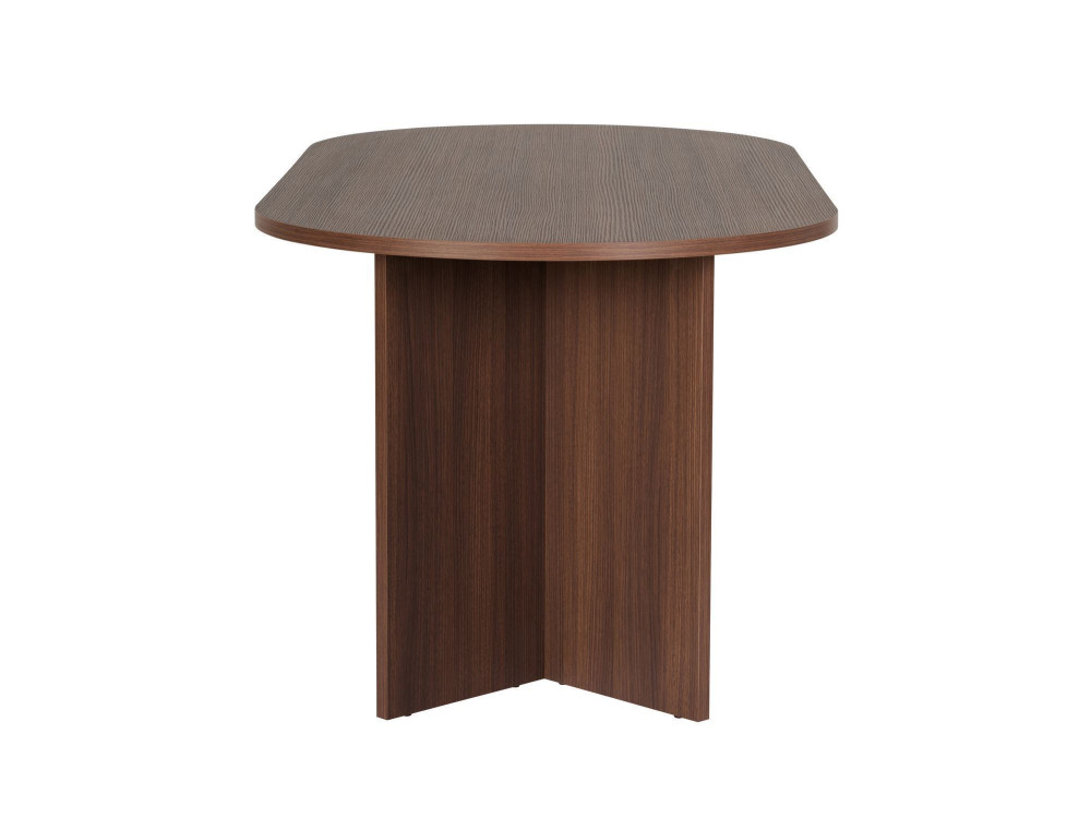 Houten eettafel "Sablin" - 180 x 89 x 75 cm - Notelaar