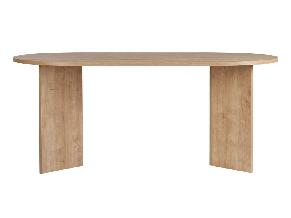 Houten eettafel "Sablin" 180 x 90 x 75 cm - Saffier eik