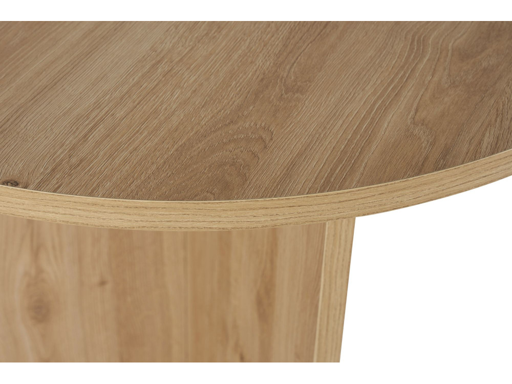 Houten eettafel "Sablin" 180 x 90 x 75 cm - Saffier eik