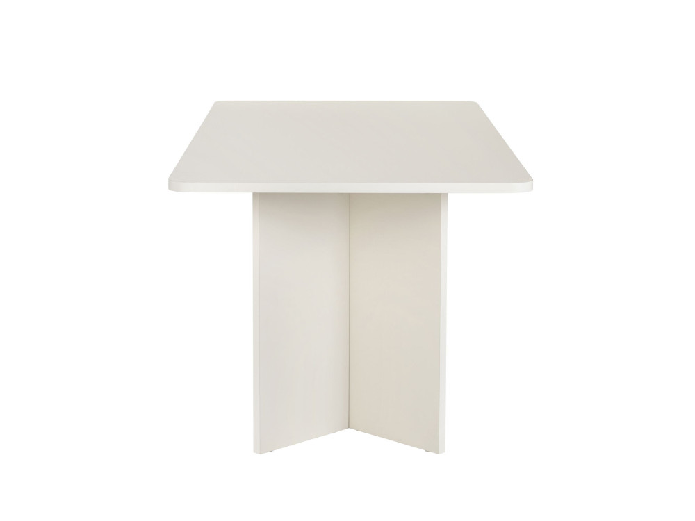 Houten eettafel "Linza" 180 x 90 x 75 cm - Hout wit