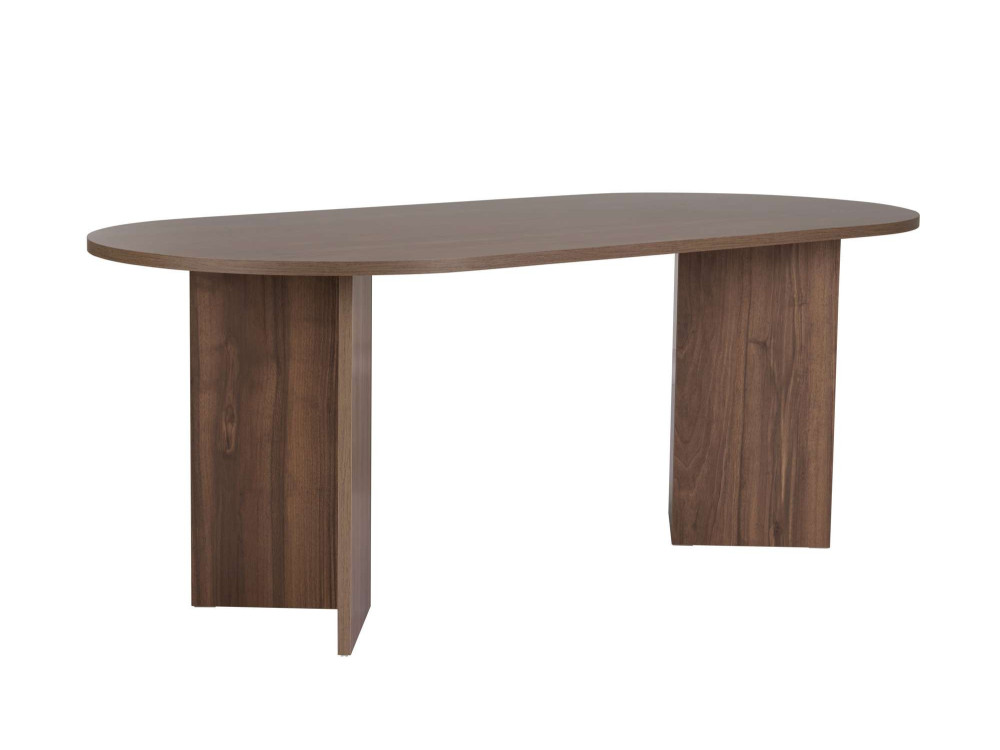 Houten eettafel "Sabella" 200 x 90 x 75 cm - Notelaar