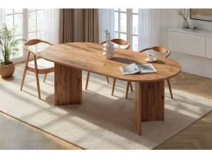 Houten eettafel "Sabella" 200 x 90 x 75 cm - Atlantic Pine 2