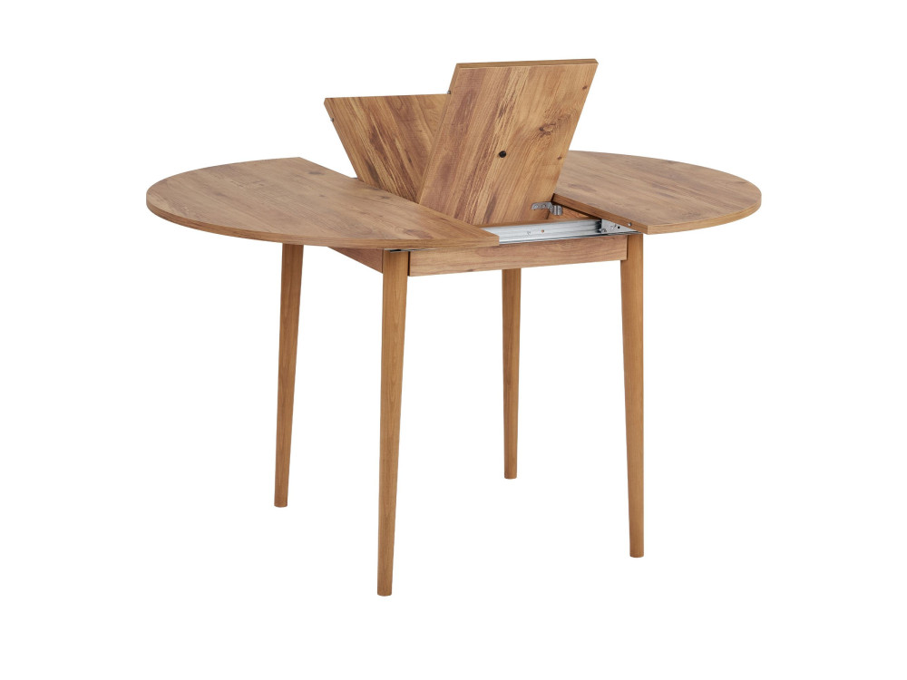 Uitschuifbare houten eettafel "Viona" 100 x 100 x 75 cm - Atlantic Pine