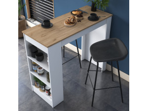 Houten eettafel "Juan" - 120 x 50 x 100 cm - Bruin 2