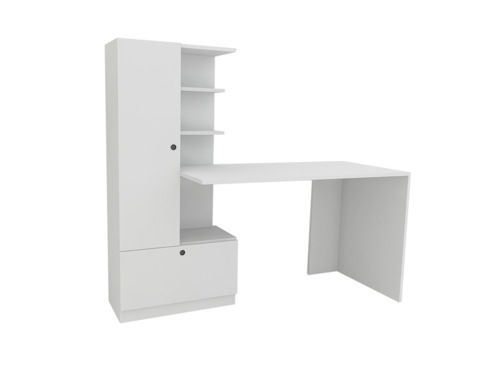 Houten bureau "Domingos" - 149 x 61 x 73 cm - Wit