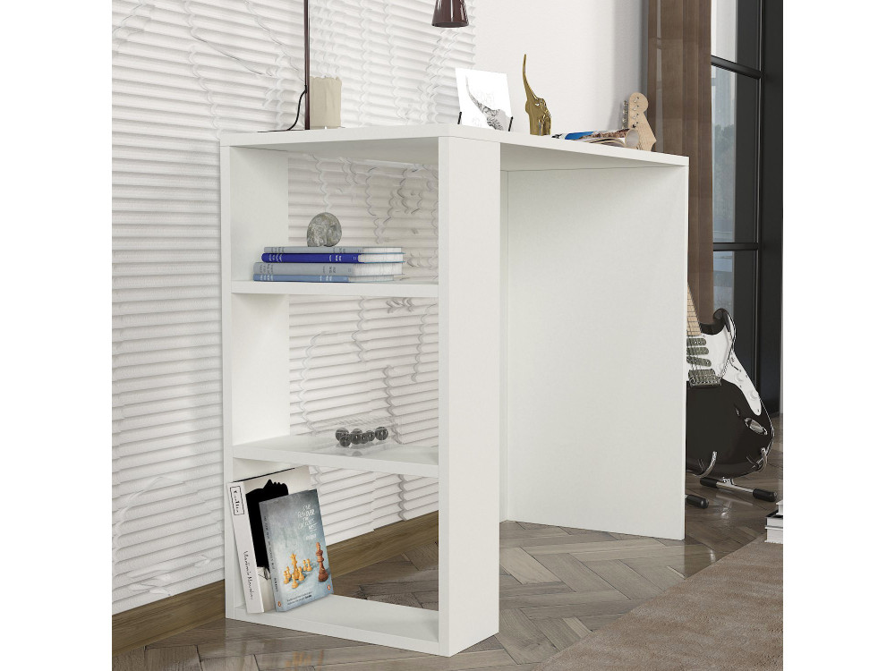 Houten bureau "Netenya" - 90 x 40 x 74 cm - Wit