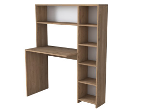Houten bureau "Haham" 113 x 40 x 142 cm - Eik