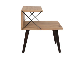 Cross" houten nachtkastje 50 x 40 x 55 cm - Grenen