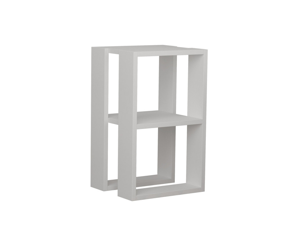 Houten nachtkastje "Lonie" 30 x 30 x 55 cm - Wit