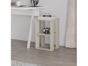 Houten nachtkastje "Lonie" 30 x 30 x 55 cm - Travertin 2