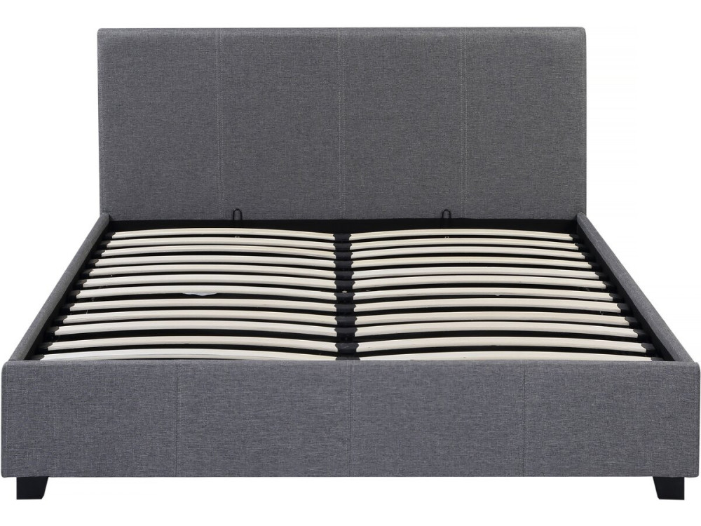 Tweepersoonsbed met opbergruimte bed "Carla" - 180 x 200 - Grijs