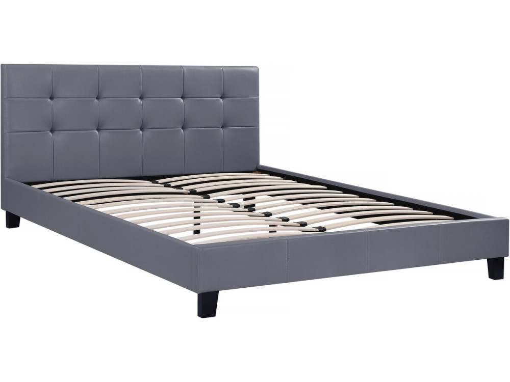 Tweepersoonsbed bed "Julia" - 160 x 200 - Grijs lichtgrijs
