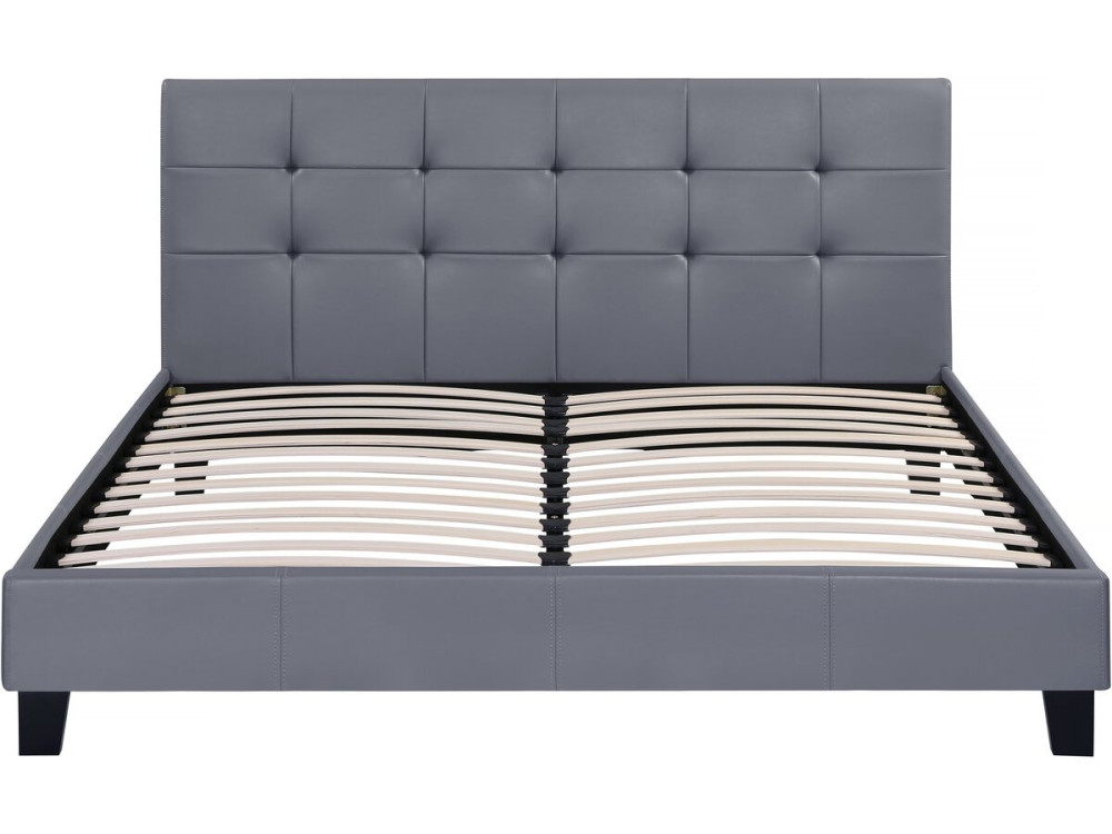 Tweepersoonsbed bed "Julia" - 160 x 200 - Grijs lichtgrijs