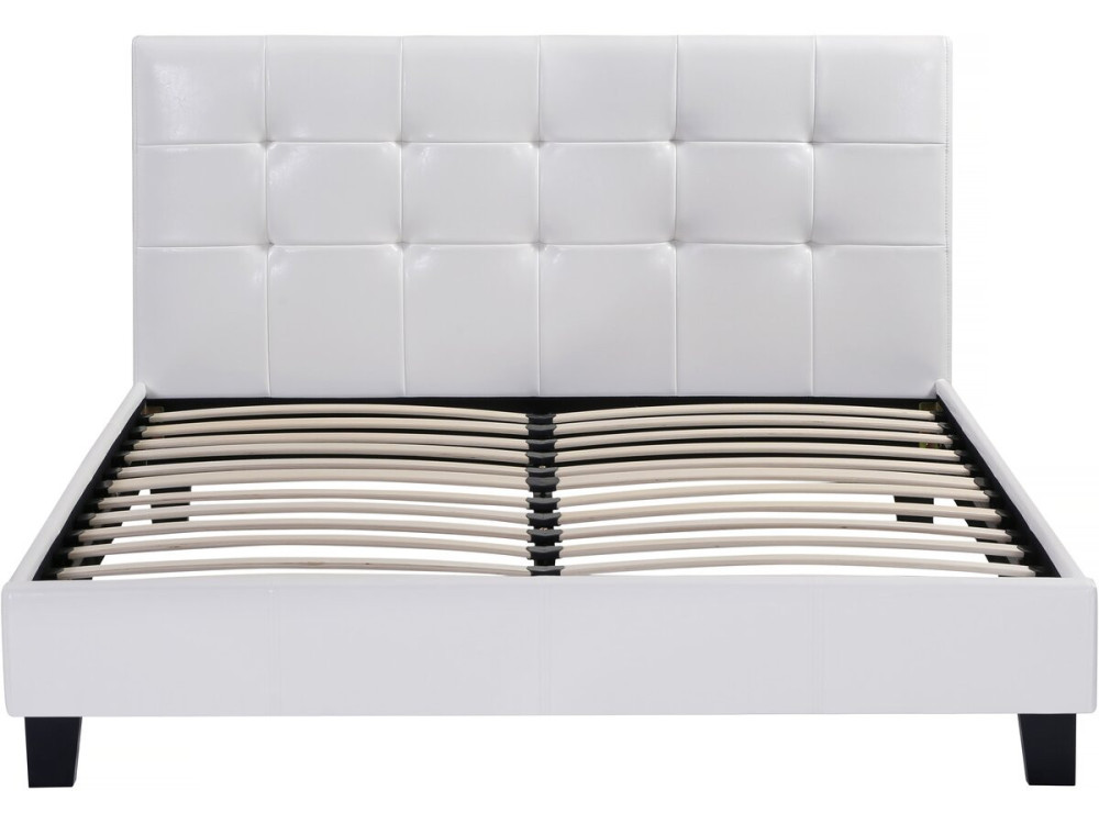 Tweepersoonsbed bed "Julia" - 140 x 190 cm - Wit