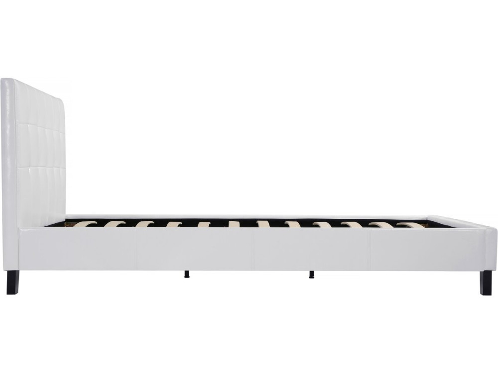 Tweepersoonsbed bed "Julia" - 140 x 190 cm - Wit