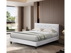 Tweepersoonsbed bed "Julia" - 160 x 200 cm - Wit 2