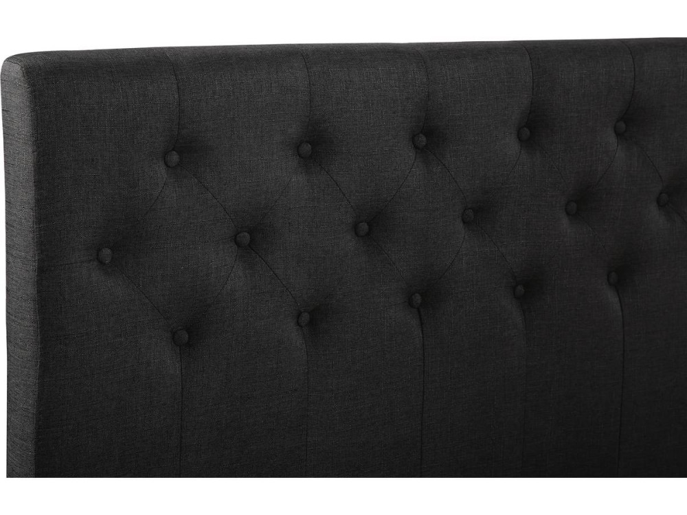 Tweepersoonsbed bed bedframe "Emmy" - 140 x 190 cm - Grijs