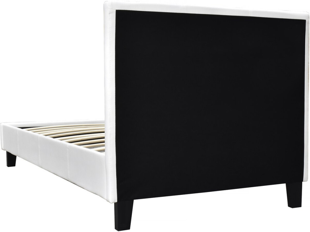 Eenpersoonsbed frame bed "Lina" - 90 x 190 cm - Wit