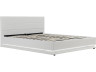 Tweepersoonsbed bed met led verlichting "Anastasia" - 160 x 200 cm - Wit