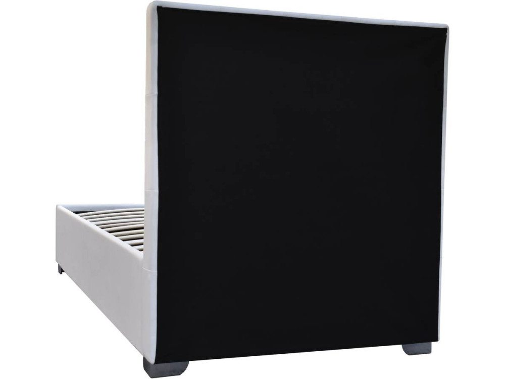 Eenpersoonsbed met opbergruimte "Tino" - 90 × 190 cm - Wit