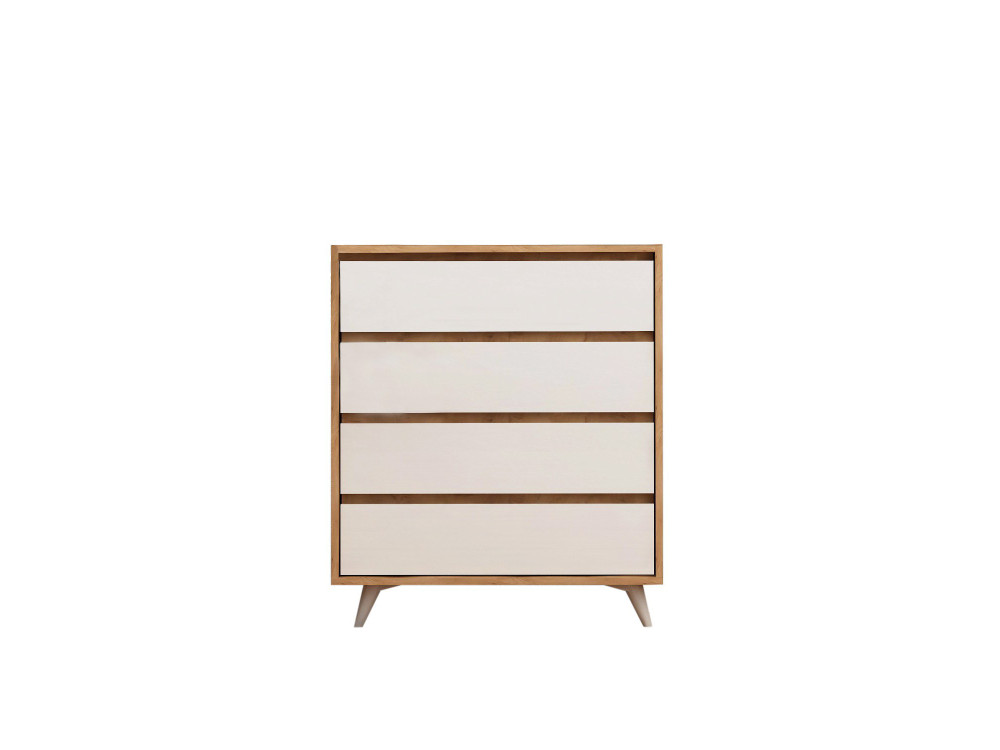 Houten ladekast "Suvera" - 70 x 40 x 86 cm - Beige