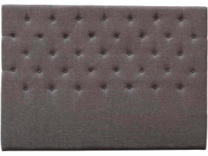 Hoofdbord bed gecapitonneerd "Déco" - 169 cm - Taupe - grijs bruin - Stoffen