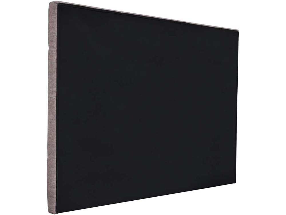 Hoofdbord bed gecapitonneerd "Déco" - 169 cm - Taupe - grijs bruin - Stoffen