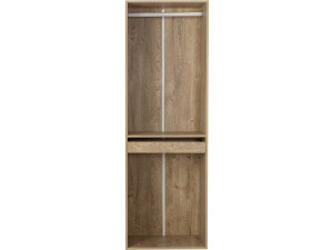 Kledingkast "Opéra" met hangruimte en broekenrek - 60 x 45 x 180 cm - Beige