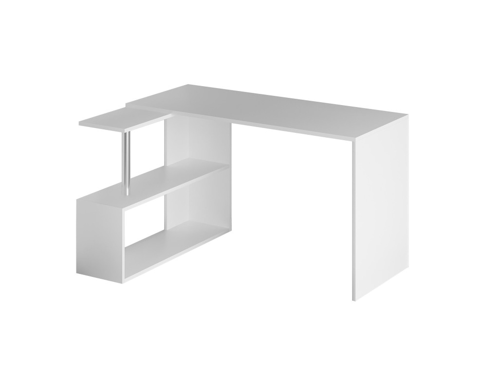 Gelincik" houten bureau - 130 x 109 x 74 cm - Wit