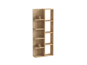 Houten boekenkast "Lily" - 60 x 18 x 150 cm - Eik