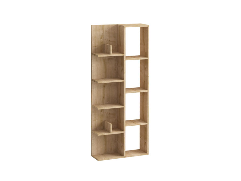 Houten boekenkast "Lily" - 60 x 18 x 150 cm - Eik