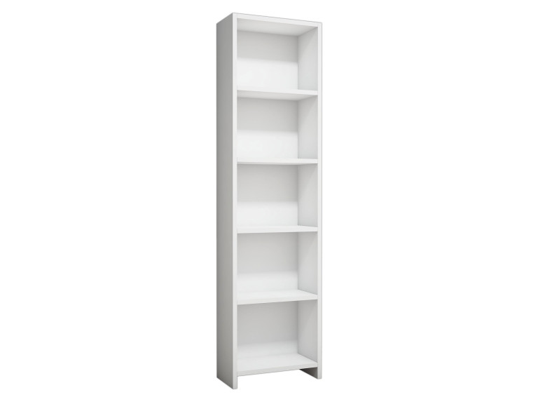 Houten boekenkast "Barkin" - 40 x 19 x 150 cm - Wit