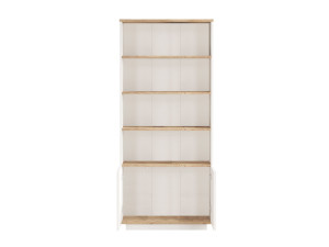 Houten boekenkast FR16 - 75 x 26 x 168 cm - Atlantic pineWit