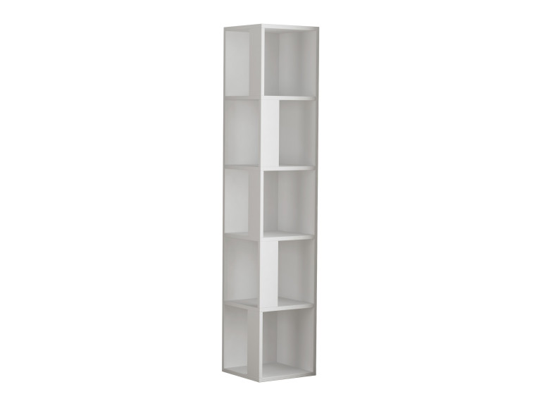 Piano" houten boekenkast - 34 x 34 x 161 cm - Wit