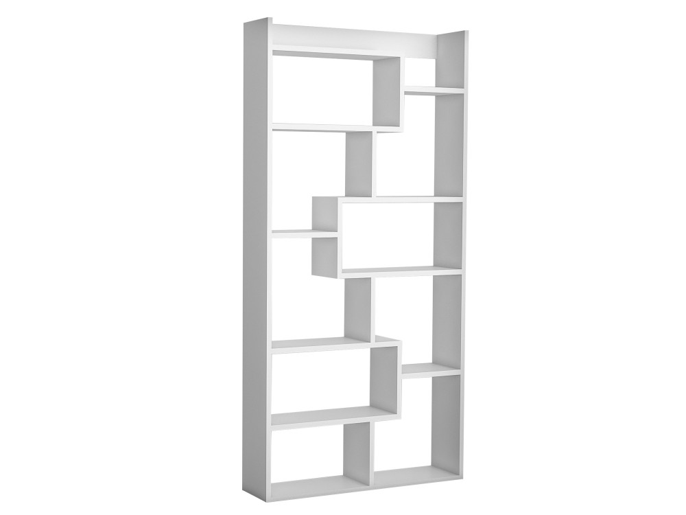 Houten boekenkast "Kuttap" - 90 x 22 x 182 cm - Wit
