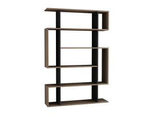 Houten boekenkast "Mito" - 110 x 25 x 161 cm - Sonoma EikAnthraciet