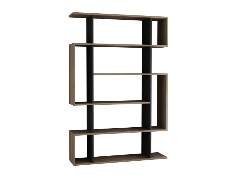 Houten boekenkast "Mito" - 110 x 25 x 161 cm - Sonoma EikAnthraciet