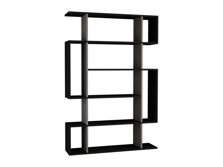 Houten boekenkast "Mito" 110 x 25,5 x 161 cm - Antraciet