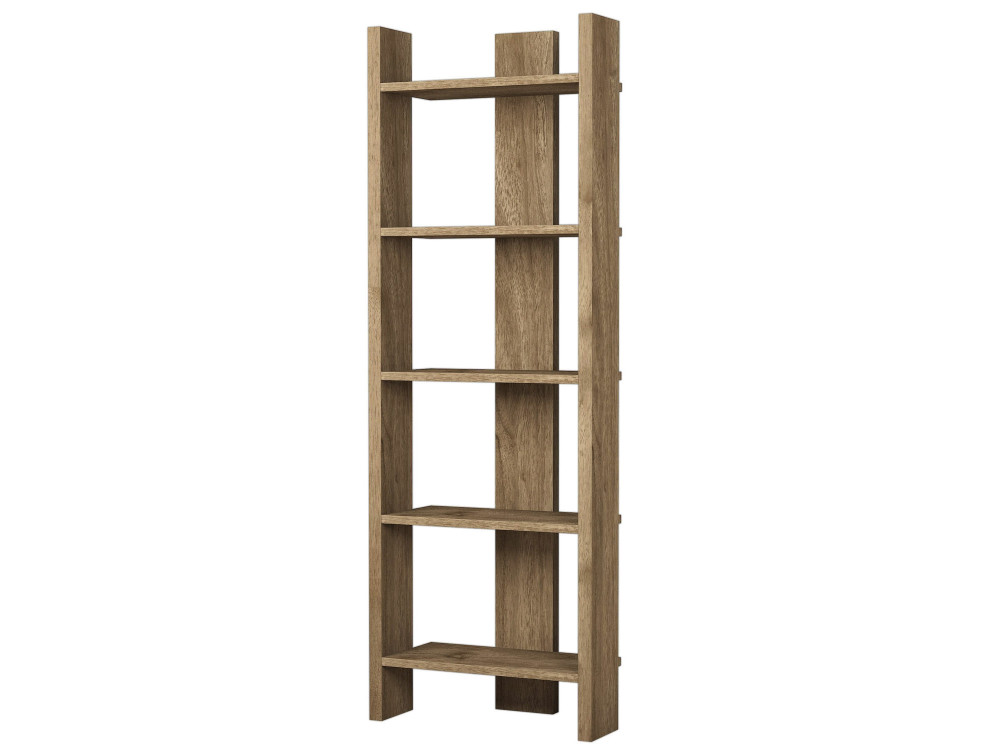 Houten boekenkast "Virba" - 52 x 22 x 149 cm - Notelaar