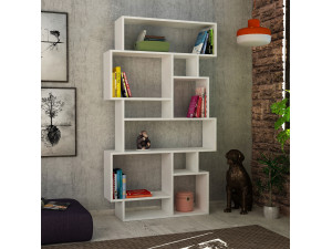 Houten boekenkast "Karmato" 96 x 25.5 x 168.5 cm - Wit 2