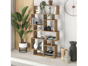 Houten boekenkast "Karmato" 96 x 25.5 x 168.5 cm - Hitit 2