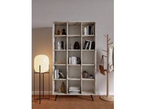 Houten boekenkast "Zipa" 100 x 25 x 184 cm - Eik 2