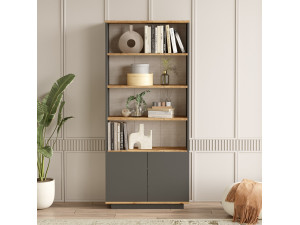 Houten boekenkast "Forlan" 75 x 26,8 x 168,3 cm - Atlantic Pine 2
