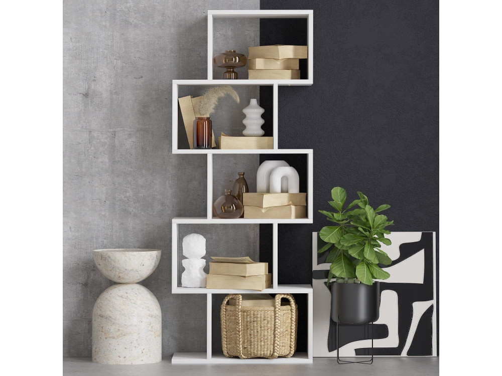 Houten boekenkast "Meric" 60 x 30 x 150 cm - Wit