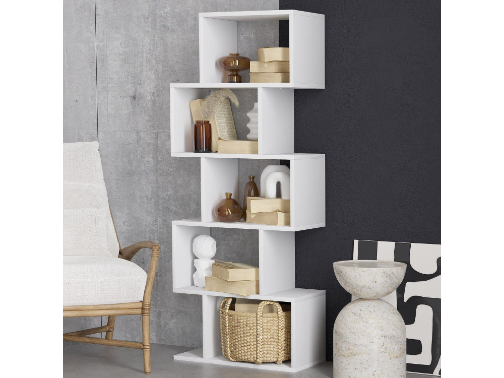 Houten boekenkast "Meric" 60 x 30 x 150 cm - Wit